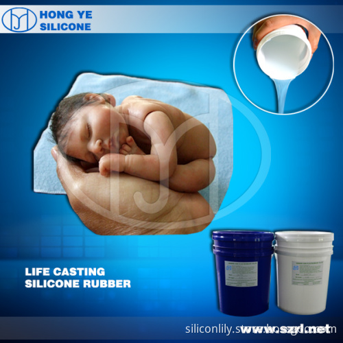 Liquid life casting silicone rubber